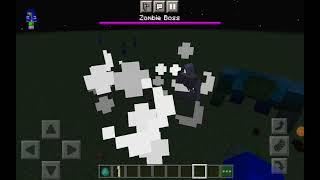 Boss Zombie vs Rexy Mod in minecraft part 1