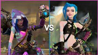 LOL Wild Rift - Arcane Prodigy Jinx Vs Arcane Jinx ( Skin Comparison)