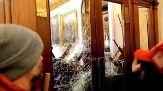 Video obtained by RMG News shows the moment of shooting at the Capital building in Washington D.C.