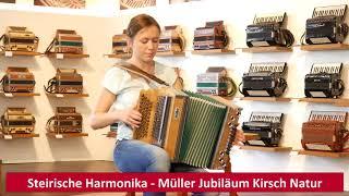 Steirische Harmonika - Müller Klippitz Kirsch Natur - grün - (Hoheitswalzer / Katrin-Boarischer)