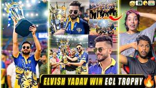 Reaction on Elvish Yadav ECL Winning edits  |  Elvish yadav win Trophy 