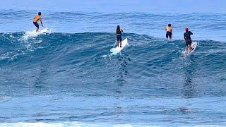 SUP Surfing Pipeline | Da Hui Contest 2025  | SUP Short Board Final | North Shore Oahu Hawaii