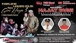 Live Hajat Bumi Desa Pasirawi Kec. Rawamerta Karawang - Wayang Golek PGH3 H. Dadan Sunandar Sunarya