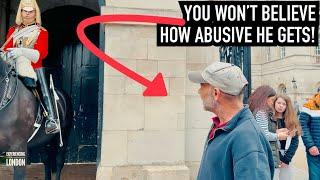 YOU WON’T BELIEVE HOW ABUSIVE HE GETS TOWARDS ROYAL GUARD | Horse Guards, Royal guard, Kings Guard