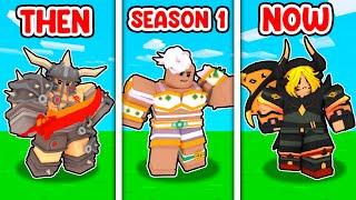 My Roblox Bedwars KITS Evolution..