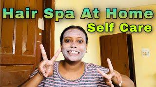 Hair Spa at home || Sunday special || Self care ‍️ || My Daily routine || Ani Shelina