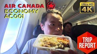 TRIP REPORT (4K) - AIR CANADA AC001 ECONOMY CLASS KOSHER + PORK YYZ - HND