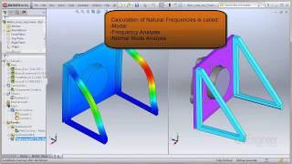 SOLIDWORKS Quick Tip - Natural Frequencies, Mode Shapes, and Vibration Tutorial