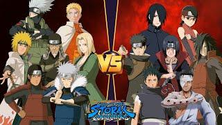 【Hokage Team  VS Sharingan Team Marathon battle】 NARUTO X BORUTO Ultimate Ninja STORM