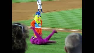 Barney dance battle (Barney flexing) iowacubbies