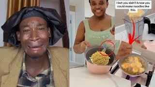 Austinecruise Drags Angele Nwosu for Wasting Indomie in the name of cooking!