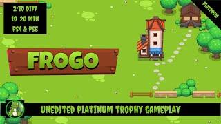 Frogo - Full Unedited Platinum Trophy Gameplay (PS4/PS5)