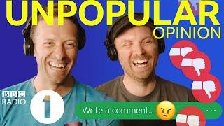 "I'd rather be dumped BY TEXT!": Coldplay Unpopular Opinion 