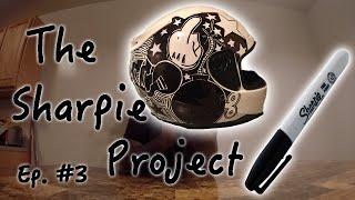 The Sharpie Project - Custom Motorcycle Helmet