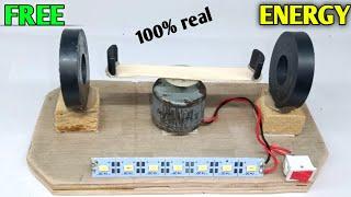 How to make free energy with magnet and dc motor / magnetic energy