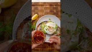 Avocado Egg Chili Oil Toast  #cooking #recipe #breakfast #easyrecipe