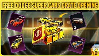  Dodge Super Cars Free Crate Opening | All Super Cars In One Crate | Free Redeem Code | PUBGM