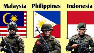 Malaysia Vs Philippines Vs Indonesia military power comparison 2024 | SZB Defense