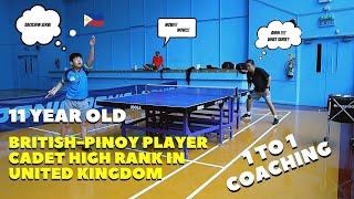 Table Tennis 1 to 1 Coaching in London with Abraham Sellado