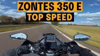 Zontes 350 E Top Speed ​​with Tech Pulley Vario rollers