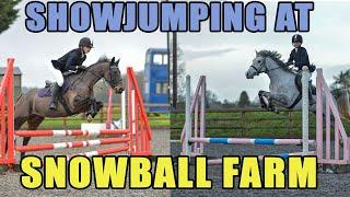 Showjumping two ponies at Snowball farm!