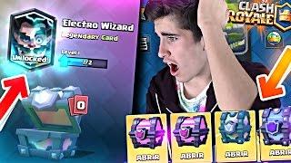 ABRO COFRES de PAGO TOTALMENTE GRATIS y ... ¡¿ME TOCA EL MAGO ELÉCTRICO!? Clash Royale [ByMaxx]