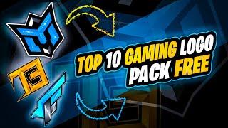 Top 10 Gaming Logo Pack | Logo Pack | GFX Pack | By Crazy King GFX