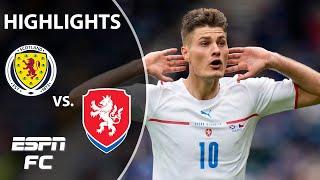 Goal of the TOURNAMENT? Patrik Schick scores 50-yarder vs. Scotland | Highlights | ESPN FC