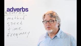 This is a video about adverbs.