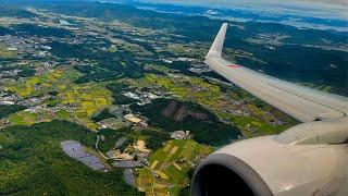 [4K] – Full Flight – Japan Airlines – Boeing 737-846 – HND-HIJ – JA322J – JL259 – IFS 950