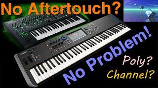 No Aftertouch? - No Problem!