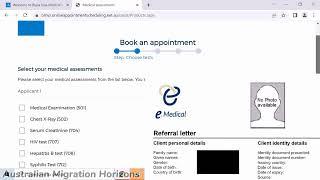 IMMIGRATION MEDICAL EXAMINATION- HOW TO BOOK APPOINTMENT FOR MEDICAL - AUSTRALIAN VISA