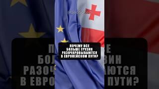 Почему в Грузии снижается уровень доверия к Евросоюзу ? #грузия #евросоюз #ес #европа