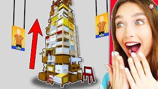 ПОСТРОИЛА САМУЮ ВЫСОКУЮ БАШНЮ в ROBLOX IKEA ! 