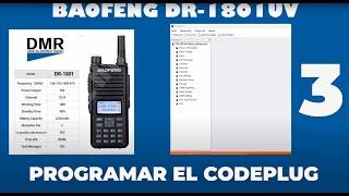 Programar Baofeng DR1801 UV. Desde 0. Paso a paso