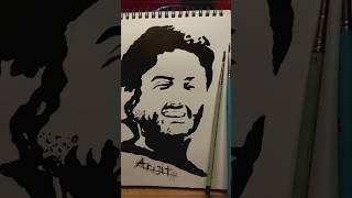 Most popular singer Arijit Singh drawing #watercoloreffect #Rup art & craft academy. #drawing #new