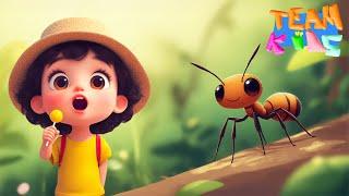 The Teeny Tiny Ant Marched | Team Up Kids Songs & Nursery Rhymes