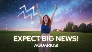 AQUARIUS!  Expect Communication This Week!