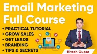 Email Marketing Tutorial for Beginners | Email Marketing Full Course in Hindi | Hitesh Gupta