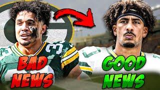 Packers get GOOD News on Jordan Love, but also some BAD News!!