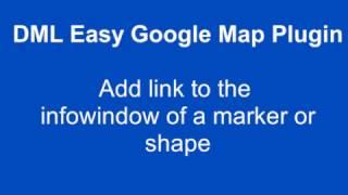 Add Link the infoWindow of the Markers, Polylines, Polygons and Circles