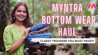 Up to 90% off BFF Sale |Myntra Bottom Wear/Pants/Trousers Haul Under Rs 899 | ENGLISH Subtitles