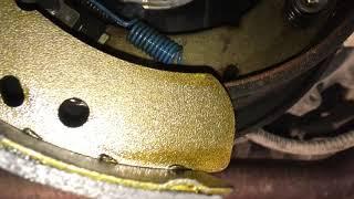 Range Rover P38 # 074 - Parking Brake Shoes... Almost