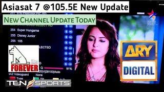 Asiasat 7 @105.5E New Update||New Channel Add Today & Total Sports OFF