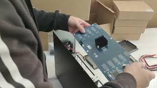 The whole installation process of Controller VKL-3U