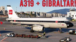 ️ BAE Fenix A319 to GIBRALTAR! ️ EGLL  LXGB | KPHX  KBUR ️