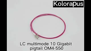 LC multimode 10 Gigabit pigtail OM4-550