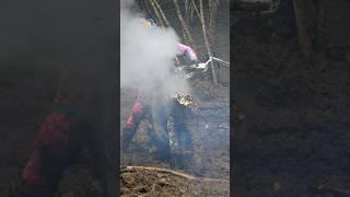 Battling Mud & Cold ️️  #enduro #extremeenduro #hardenduro #mtb #britishextreme #dirtbike #fail