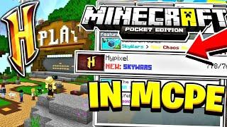 How To play Hypixel In Minecraft Pocket Edition 1.20+/Prosky/Hypixel/skyblock servers #hypixel