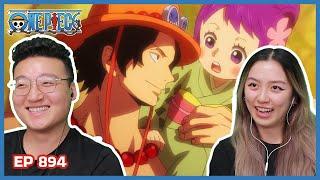 ACE VISITED WANO!  | One Piece Episode 894 Couples Reaction & Discussion